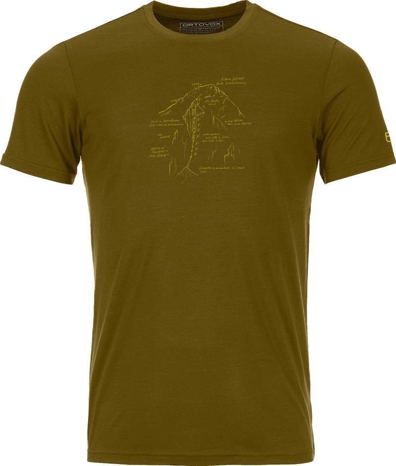 120 Tec Lafatscher Topo T-Shirt - Mens - Green Moss 1