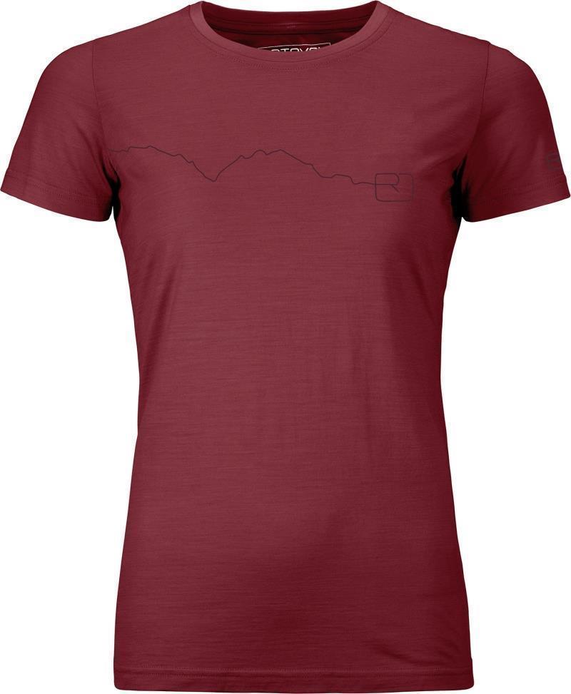 120 Tec Mountain T-Shirt - Womens - dark blood 1