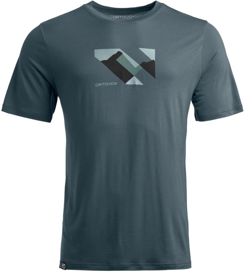 140 Cool Landscape T-Shirt - Mens - dark arctic grey 1