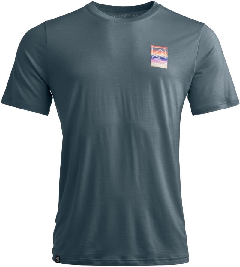 140 Cool Mountain Gradient T-Shirt - Mens - dark arctic grey 1