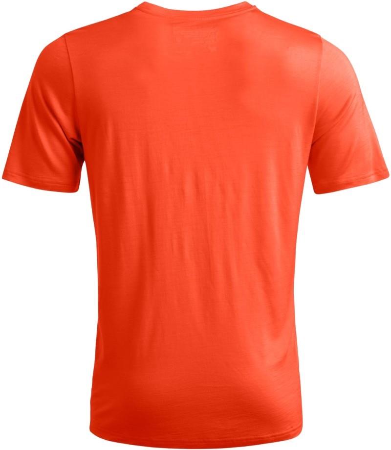140 Cool Mountain Gradient T-Shirt - Mens - hot orange 1