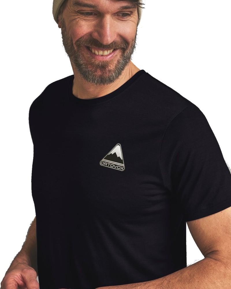 140 Cool Triangle T-Shirt - Mens - black raven 1