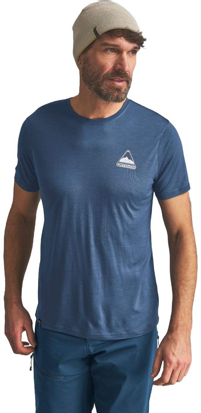 140 Cool Triangle T-Shirt - Mens - blue nunatak 1