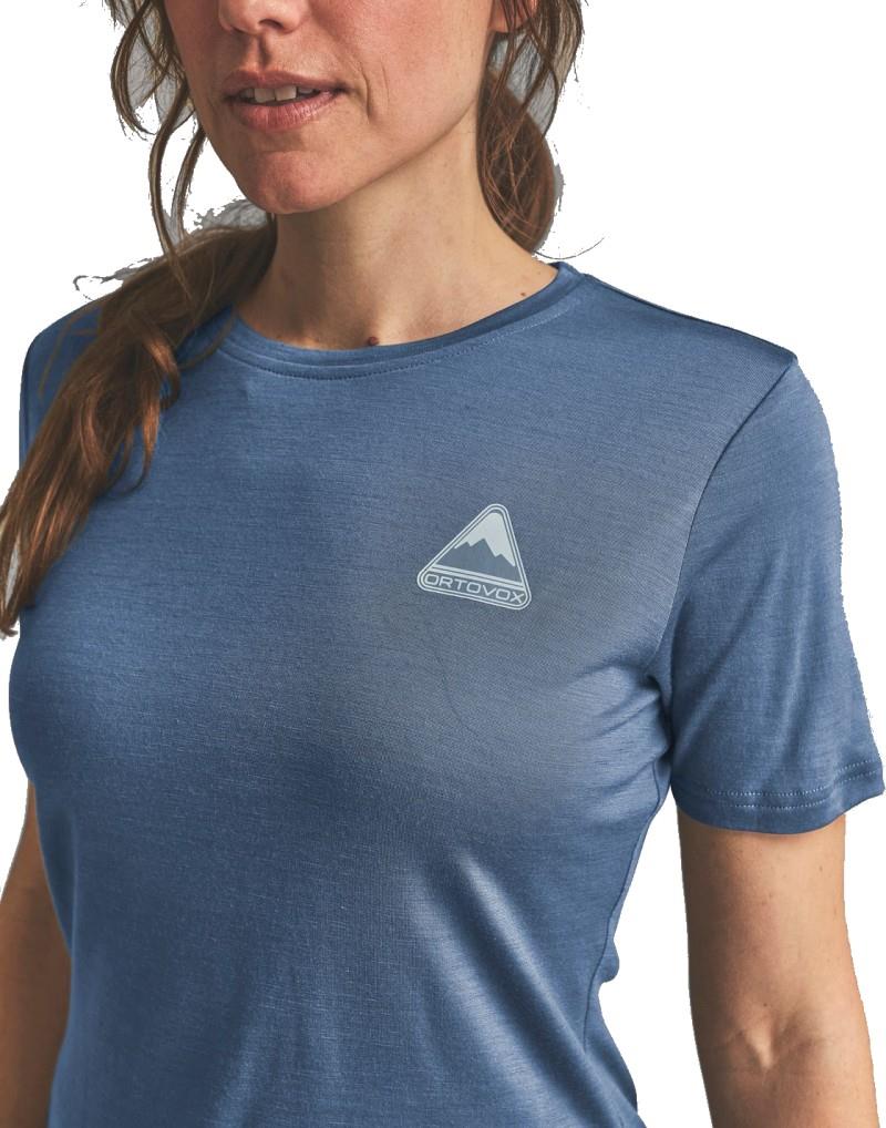 140 Cool Triangle T-Shirt - Womens - blue nunatak 1