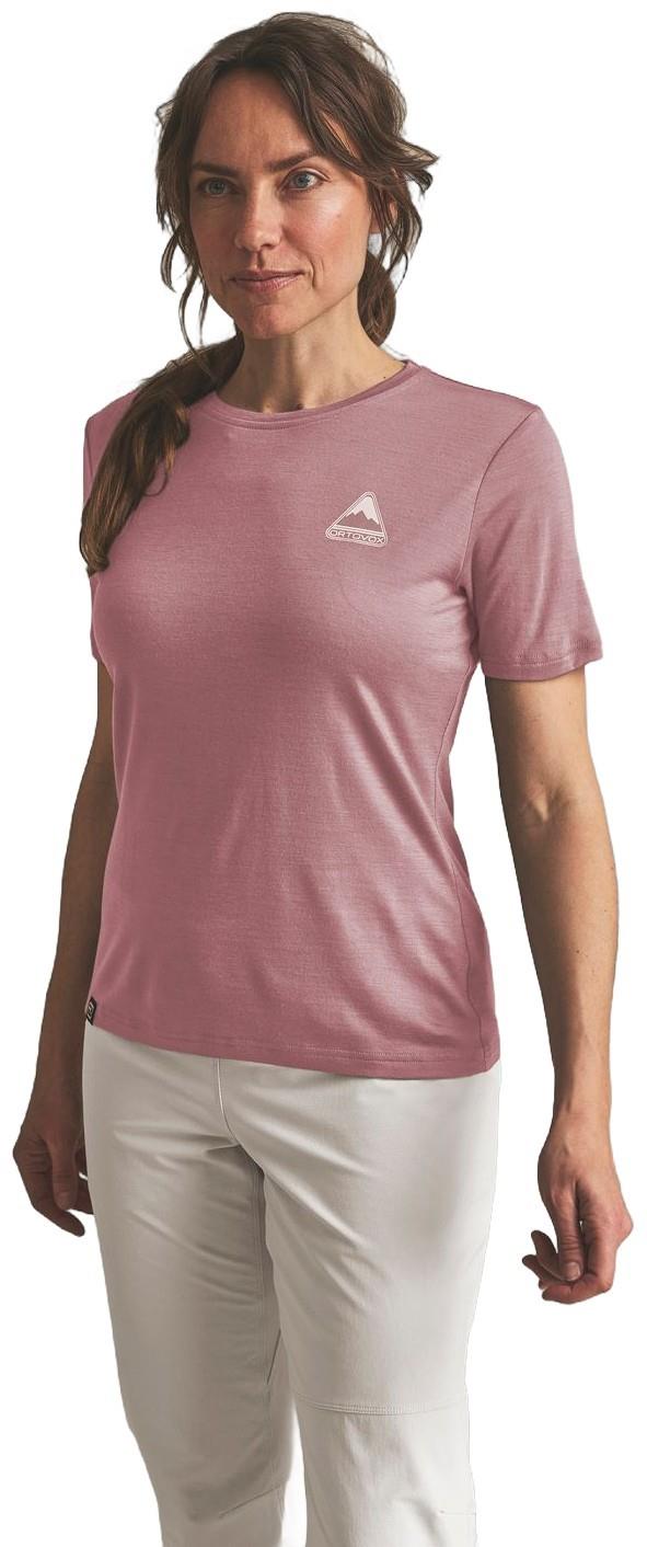 140 Cool Triangle T-Shirt - Womens - dusk rose 1