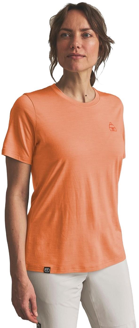 150 Cool Beanie T-Shirt - Womens - faded tangerine 1