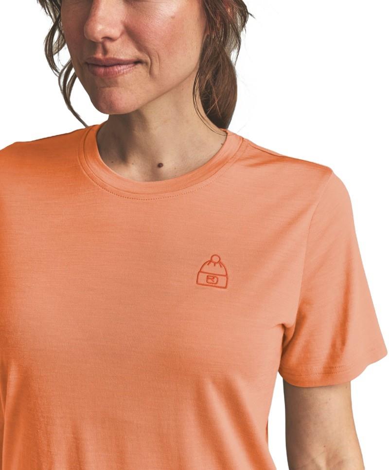 150 Cool Beanie T-Shirt - Womens - faded tangerine 1