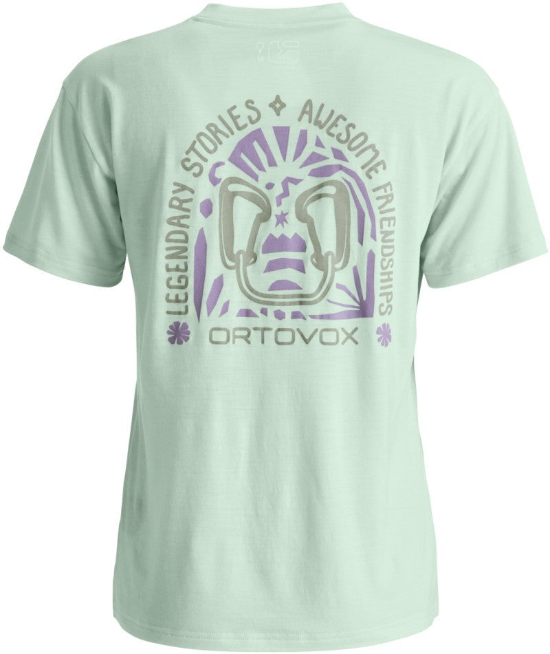 150 Cool Climbing Vibes T-Shirt - Womens - green acid 1