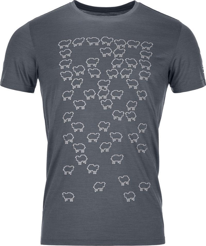 150 Cool Let It Sheep T-Shirt - Mens - black steel 1