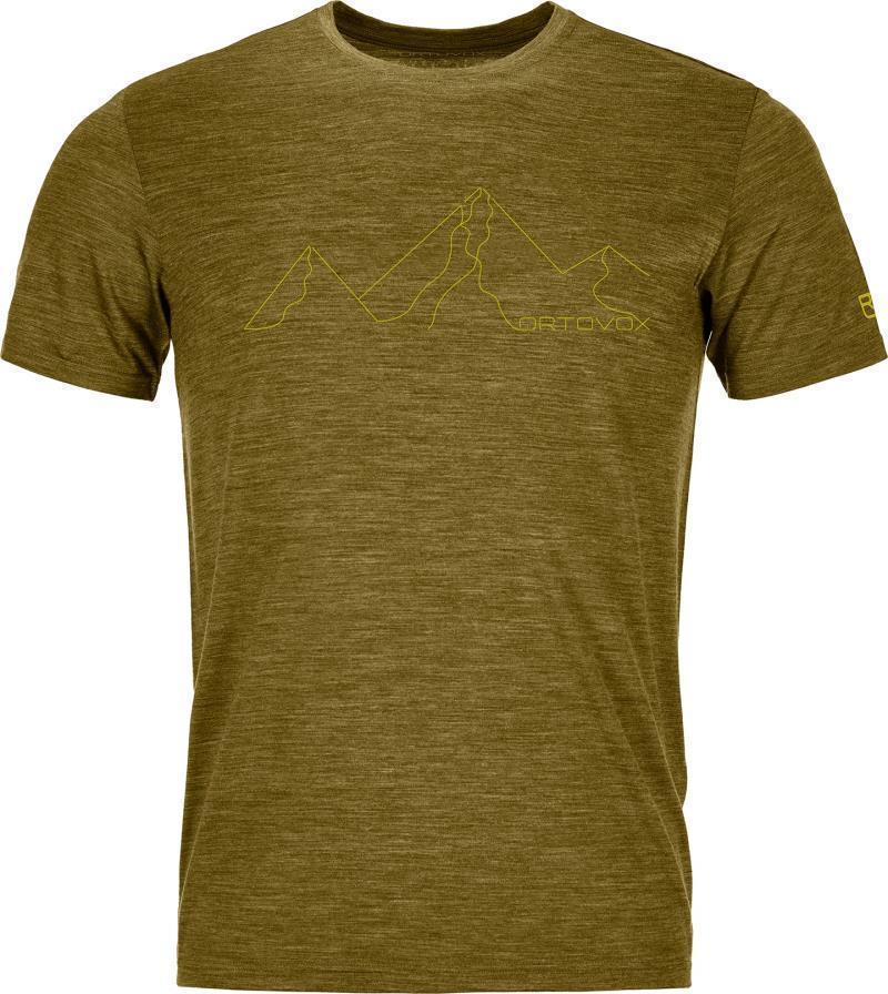150 Cool Mountain Face T-Shirt - Mens - Green Moss Blend 1