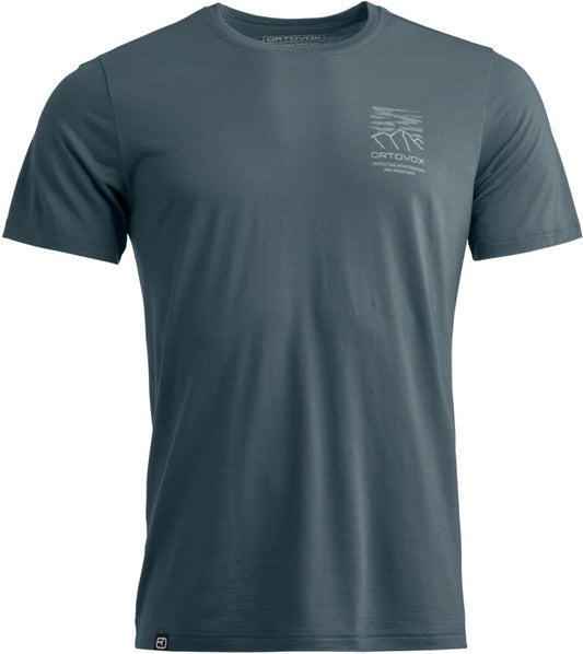 150 Cool Mountain Mission T-Shirt - Mens - dark arctic grey 1