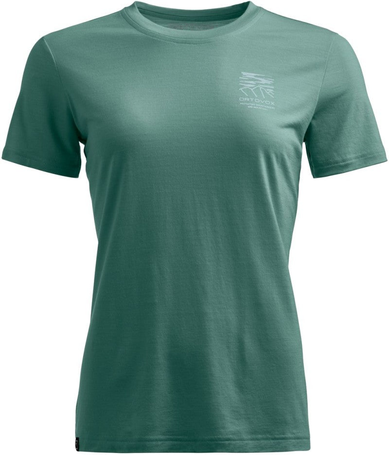 150 Cool Mountain Mission T-Shirt - Womens - arctic grey 1