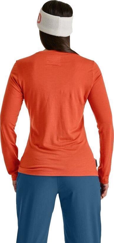 150 Cool Mountain Silhouette LS - Womens - Sunset Orange 4