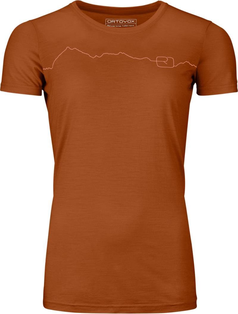150 Cool Mountain T-Shirt - Womens - Bristle Brown 1