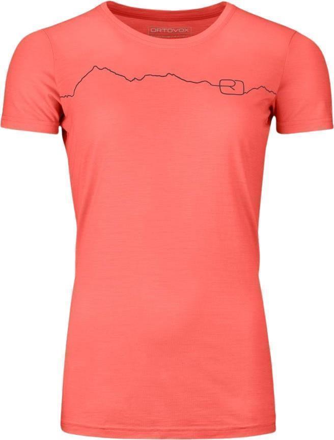 150 Cool Mountain T-Shirt - Womens - Coral 1