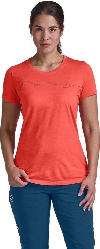150 Cool Mountain T-Shirt - Womens - Coral 2