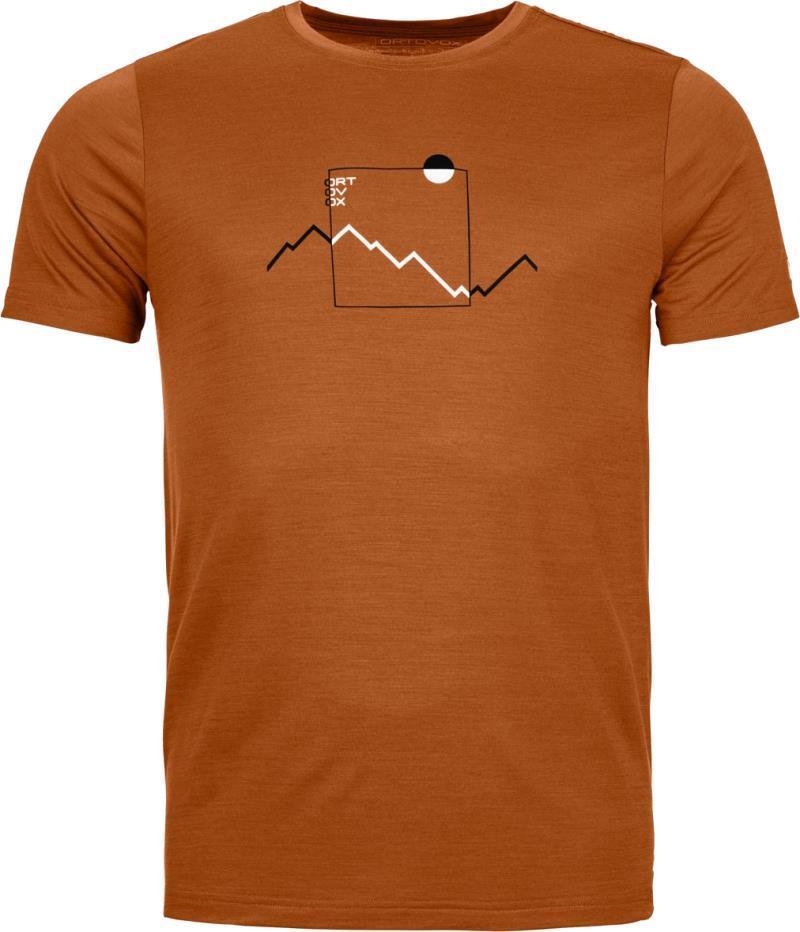 150 Cool Peak Focus T-Shirt - Mens - Bristle Brown 1