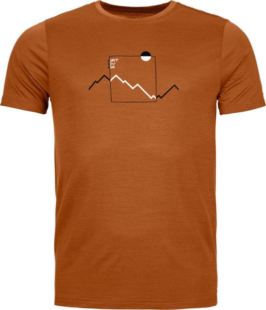 150 Cool Peak Focus T-Shirt - Mens - Bristle Brown 1