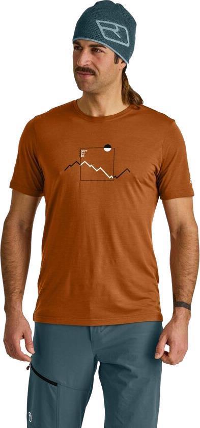 150 Cool Peak Focus T-Shirt - Mens - Bristle Brown 3