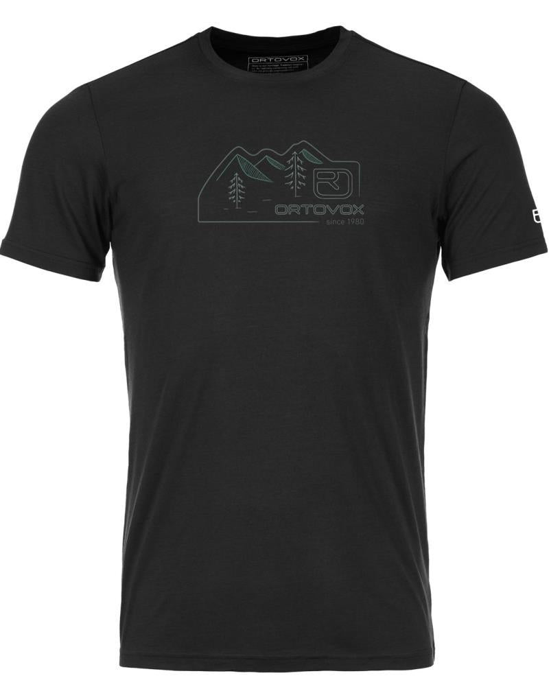 150 Cool Vintage Badge T-Shirt - Mens - Black Raven 1