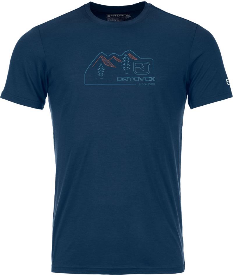 150 Cool Vintage Badge T-Shirt - Mens - Deep Ocean 1