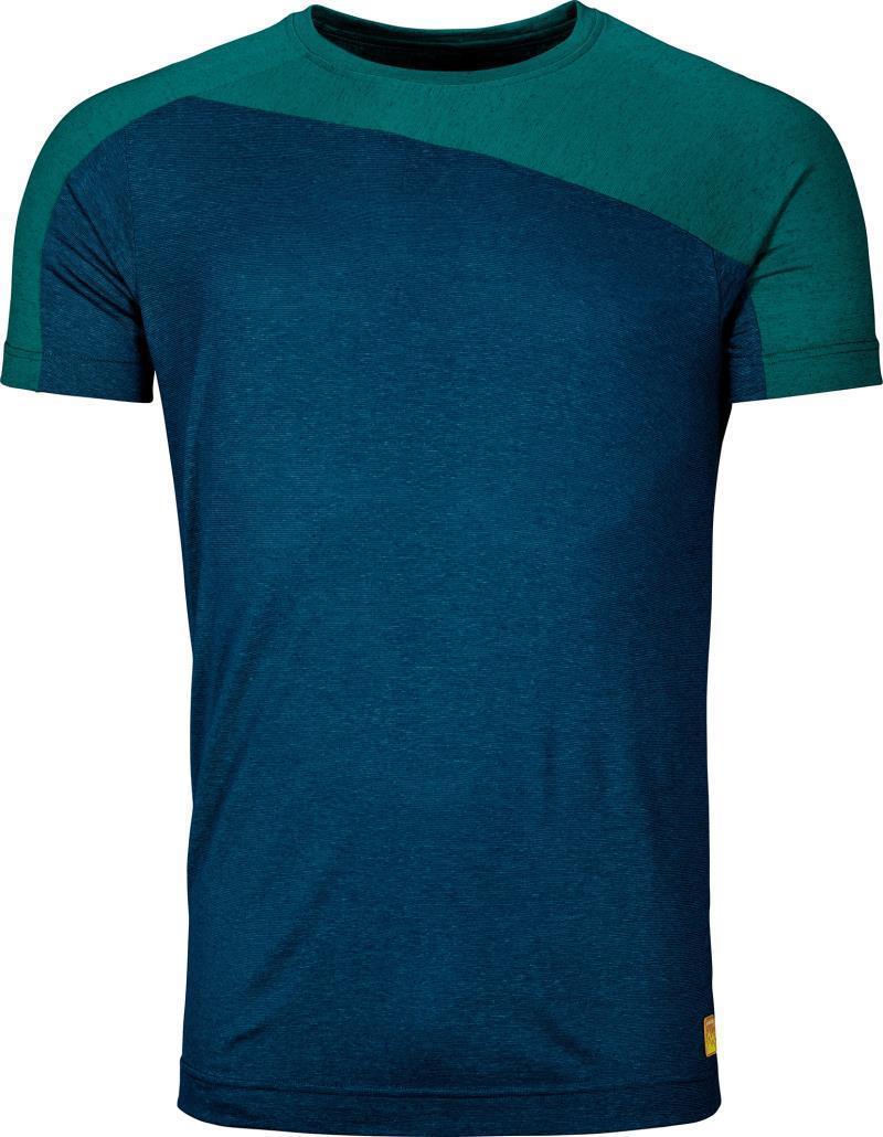 170 Cool Horizontal T-Shirt - Mens - Petrol Blue Blend 1