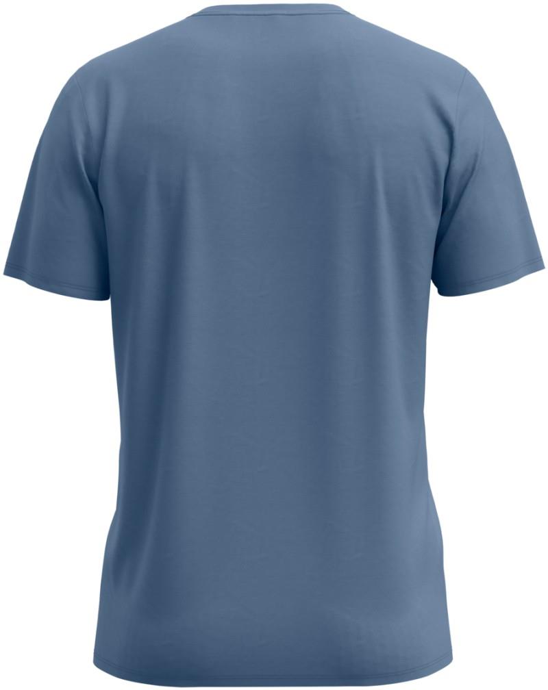 185 Merino Mtn Badge T-Shirt - Mens - light nunatak 1