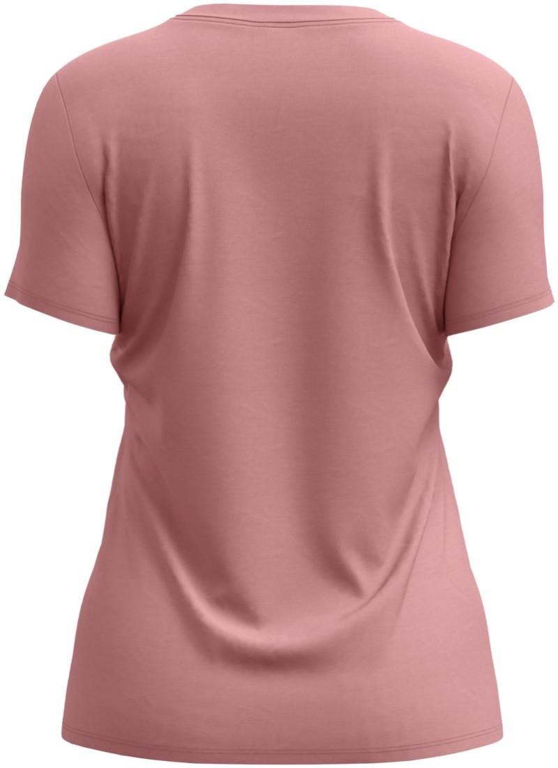 185 Merino Mtn Badge T-Shirt - Womens - dusk rose 1