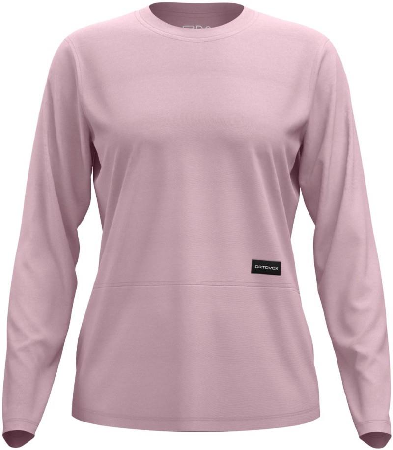 185 Merino Patch LS - Womens - dawn rose 1