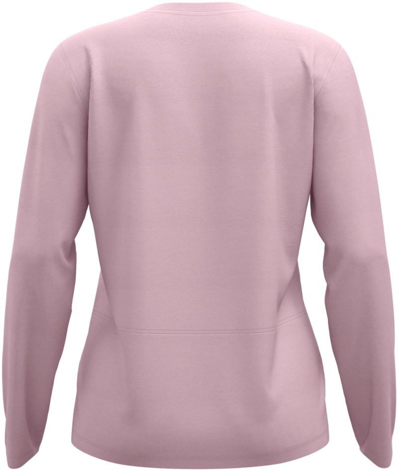 185 Merino Patch LS - Womens - dawn rose 1