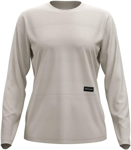 185 Merino Patch LS - Womens - white tea 1