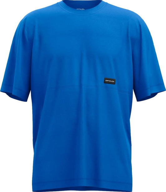 185 Merino Patch T-Shirt - Mens - blue note 1