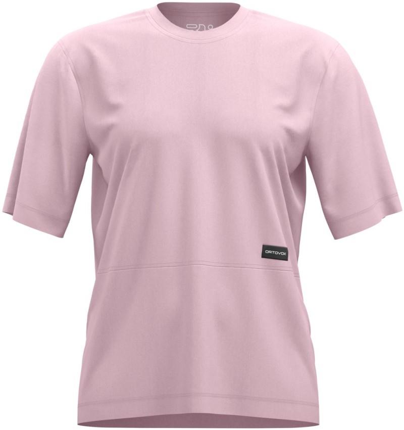 185 Merino Patch T-Shirt - Womens - dawn rose 1
