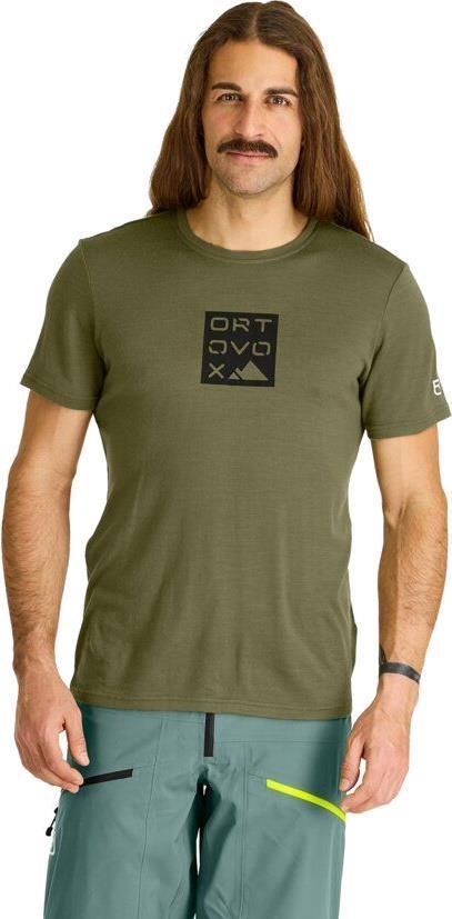 185 Merino Square T-Shirt - Mens - Wild Herbs 3