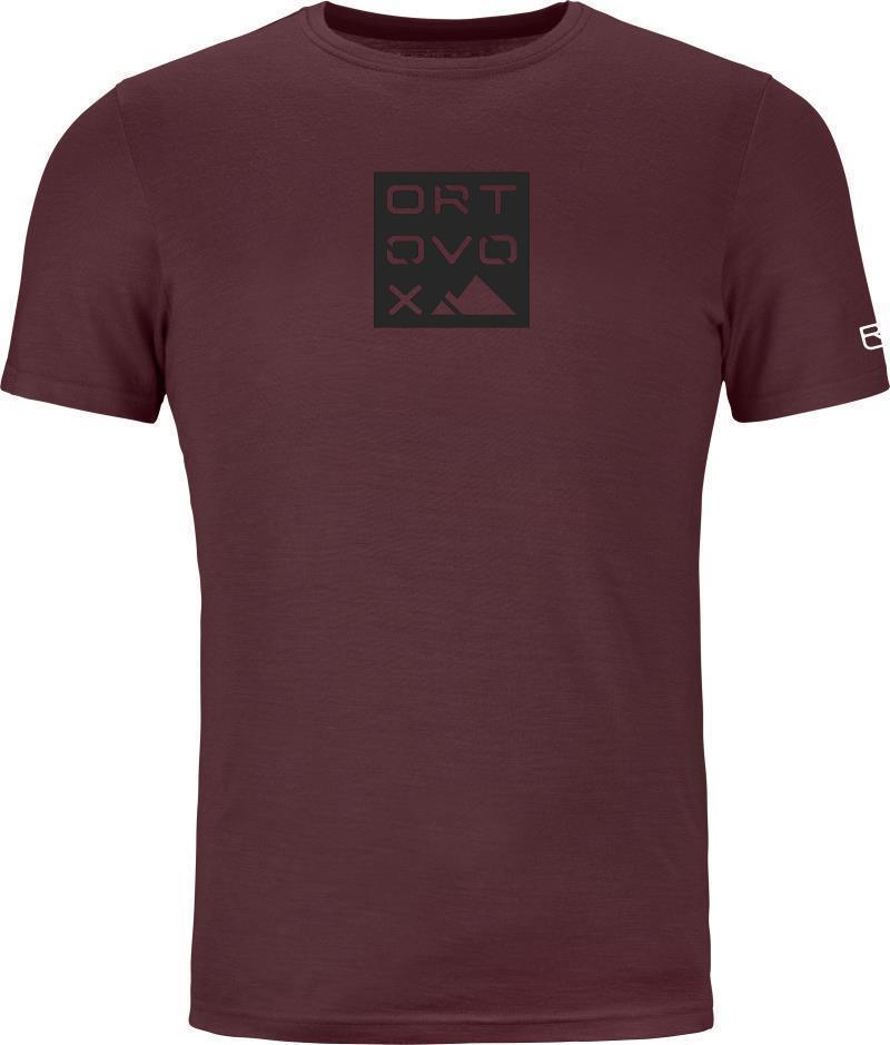 185 Merino Square T-Shirt - Mens - Winetasting 1