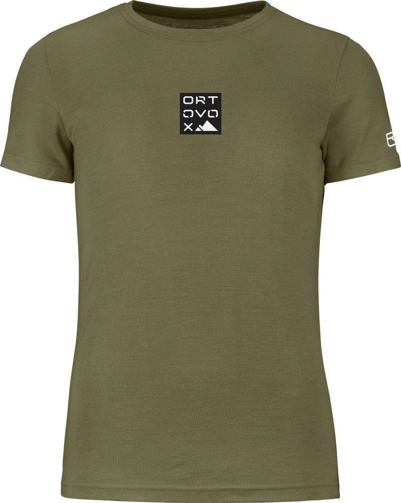 185 Merino Square T-Shirt - Womens - Wild Herbs 1