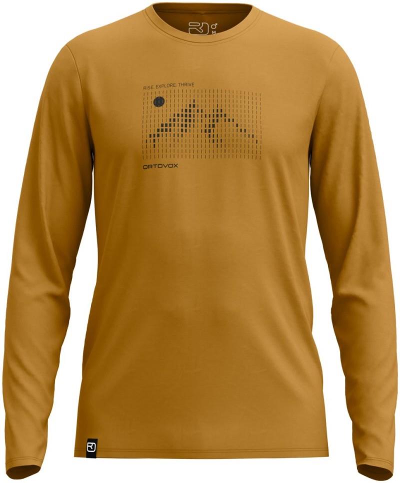 185 Merino Sunrise LS - Mens - dark cumin 1
