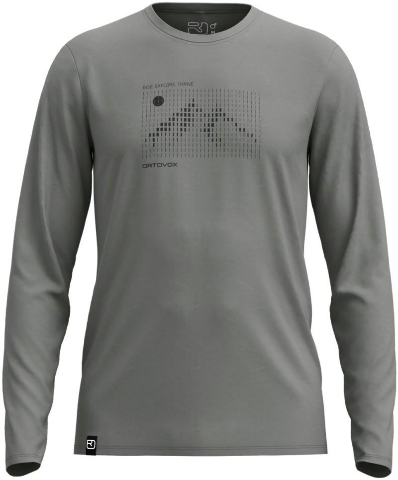 185 Merino Sunrise LS - Mens - dark sage 1