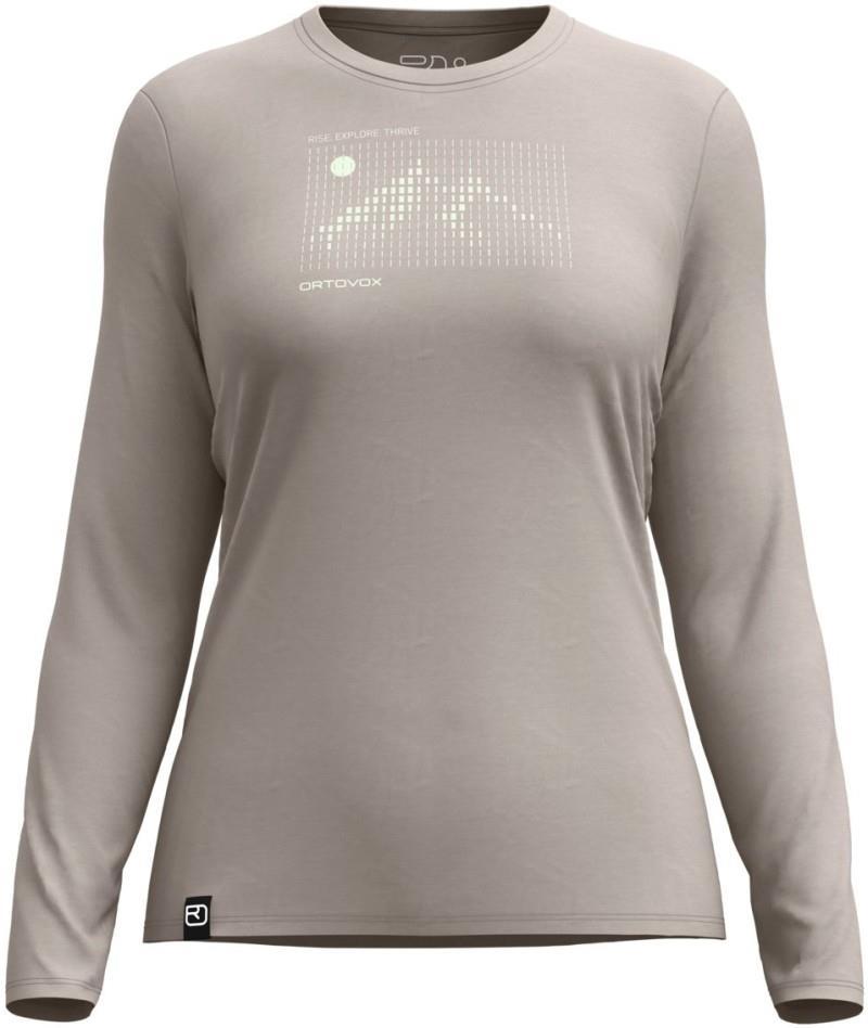185 Merino Sunrise LS - Womens - dark linen 1