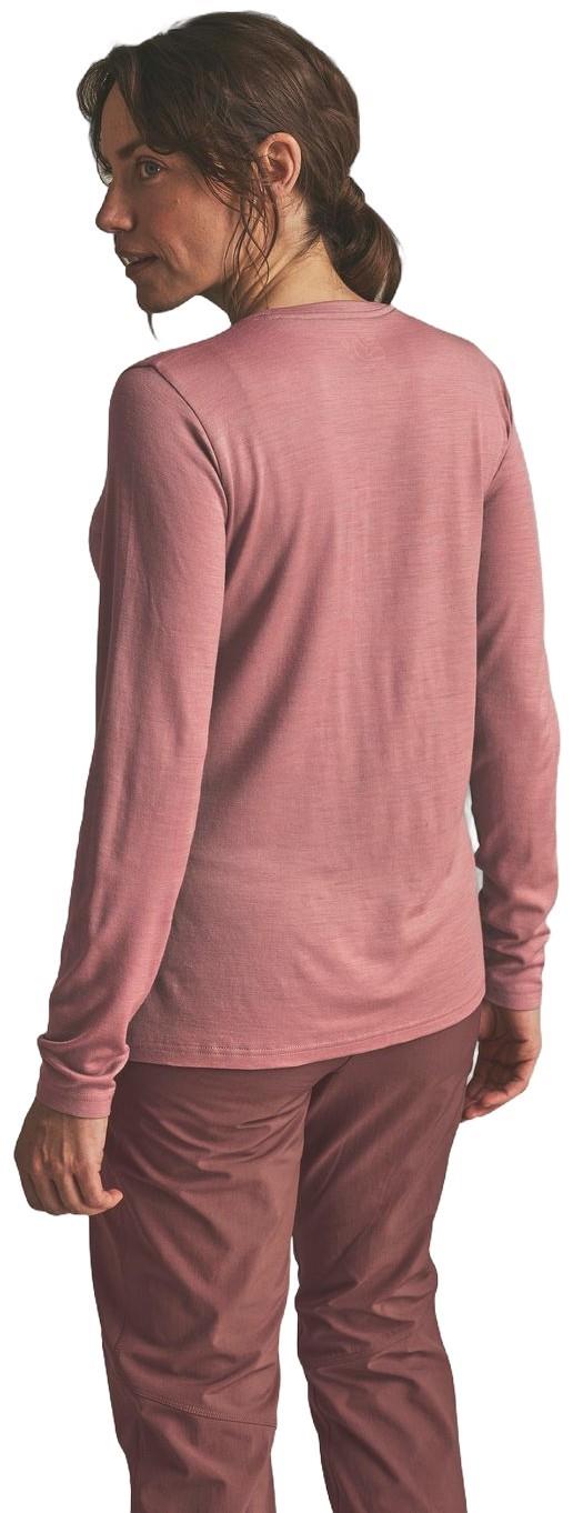 185 Merino Sunrise LS - Womens - dusk rose 1