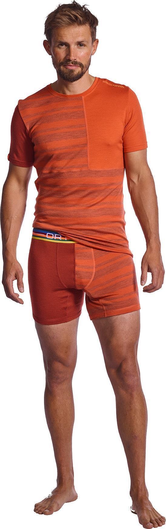 185 Rock`N`Wool Boxer - Mens - Desert Orange 2