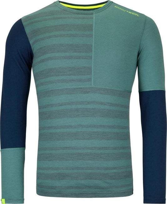 185 Rock`N`Wool LS - Mens - Arctic Grey 1
