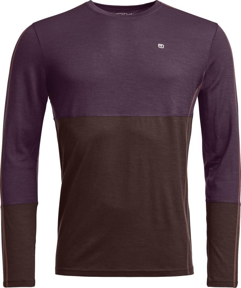 185 Rock`N`Wool LS - Mens - dark wild berry 1