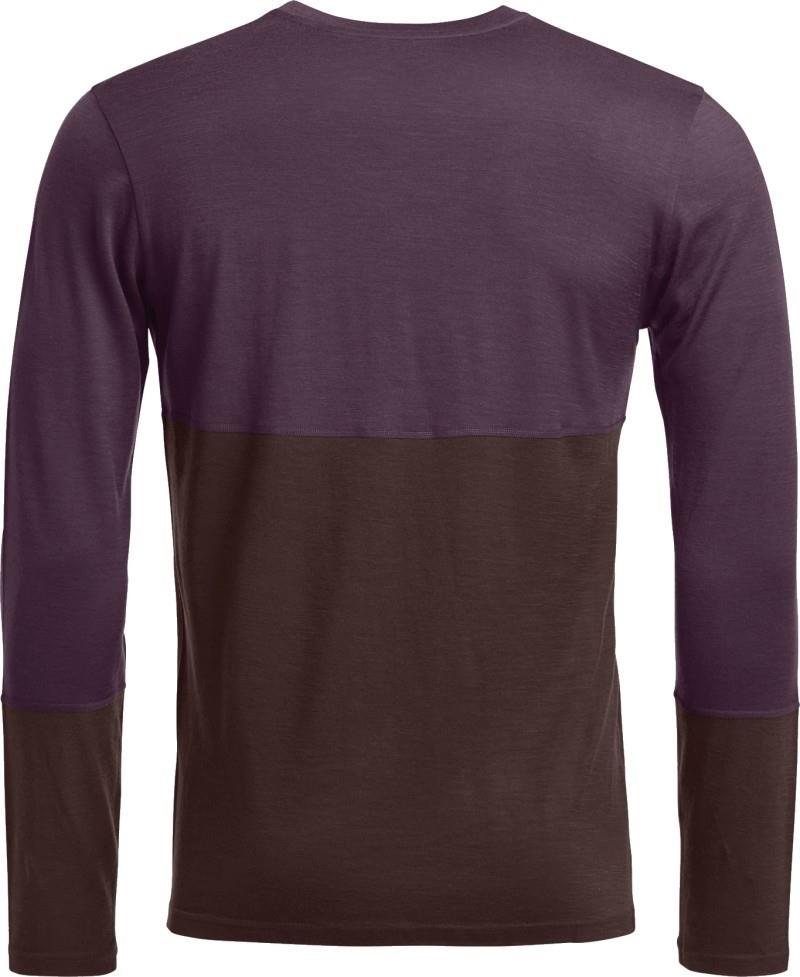 185 Rock`N`Wool LS - Mens - dark wild berry 1