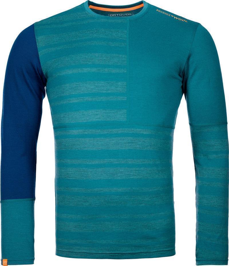 185 Rock`N`Wool LS - Mens - pacific green 1