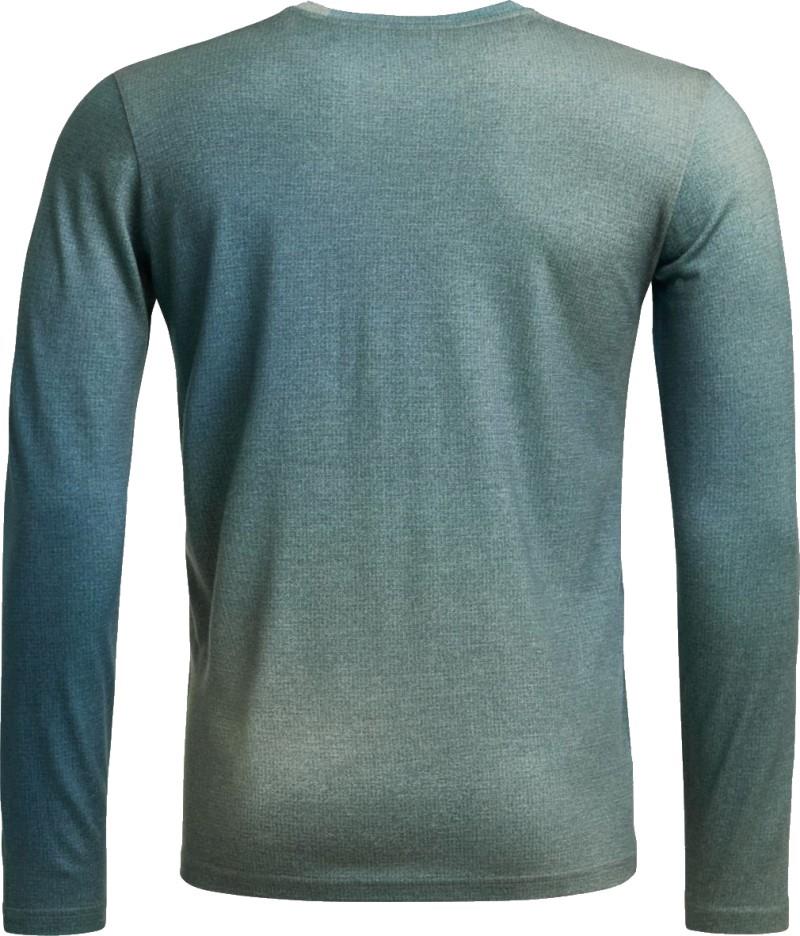 185 Rock`N`Wool Print LS - Mens - aop green sage 1