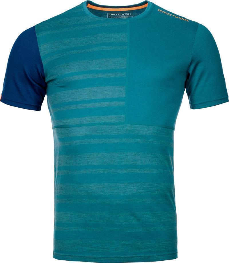 185 Rock`N`Wool SS - Mens - Pacific Green 1