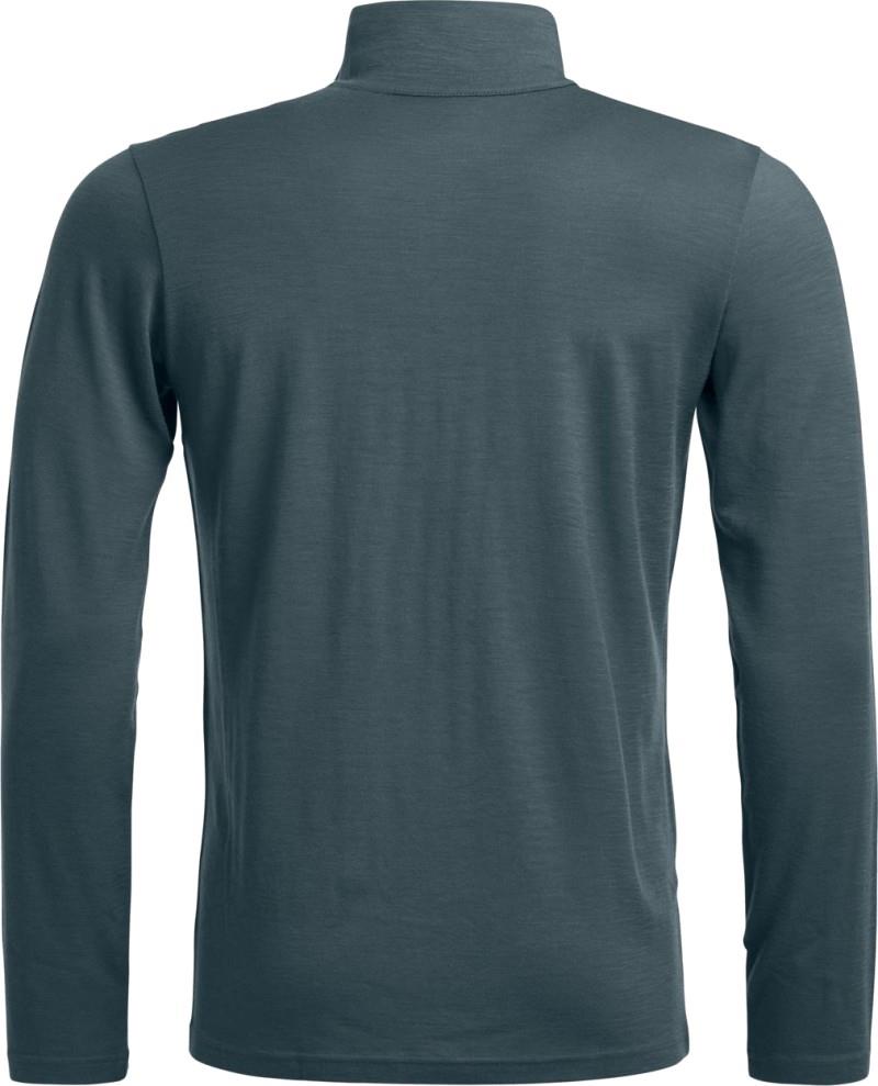 185 Rock`N`Wool Zip Neck - Mens - dark arctic grey 1