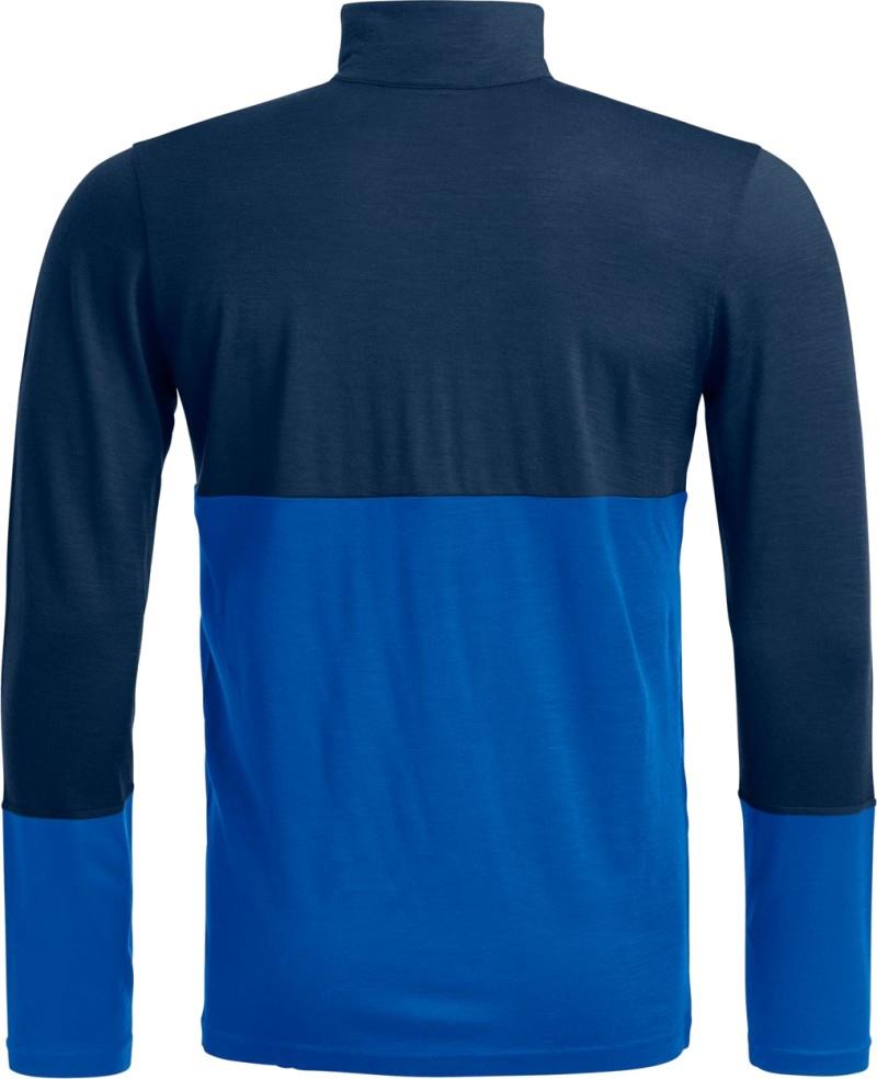 185 Rock`N`Wool Zip Neck - Mens - deep ocean 1