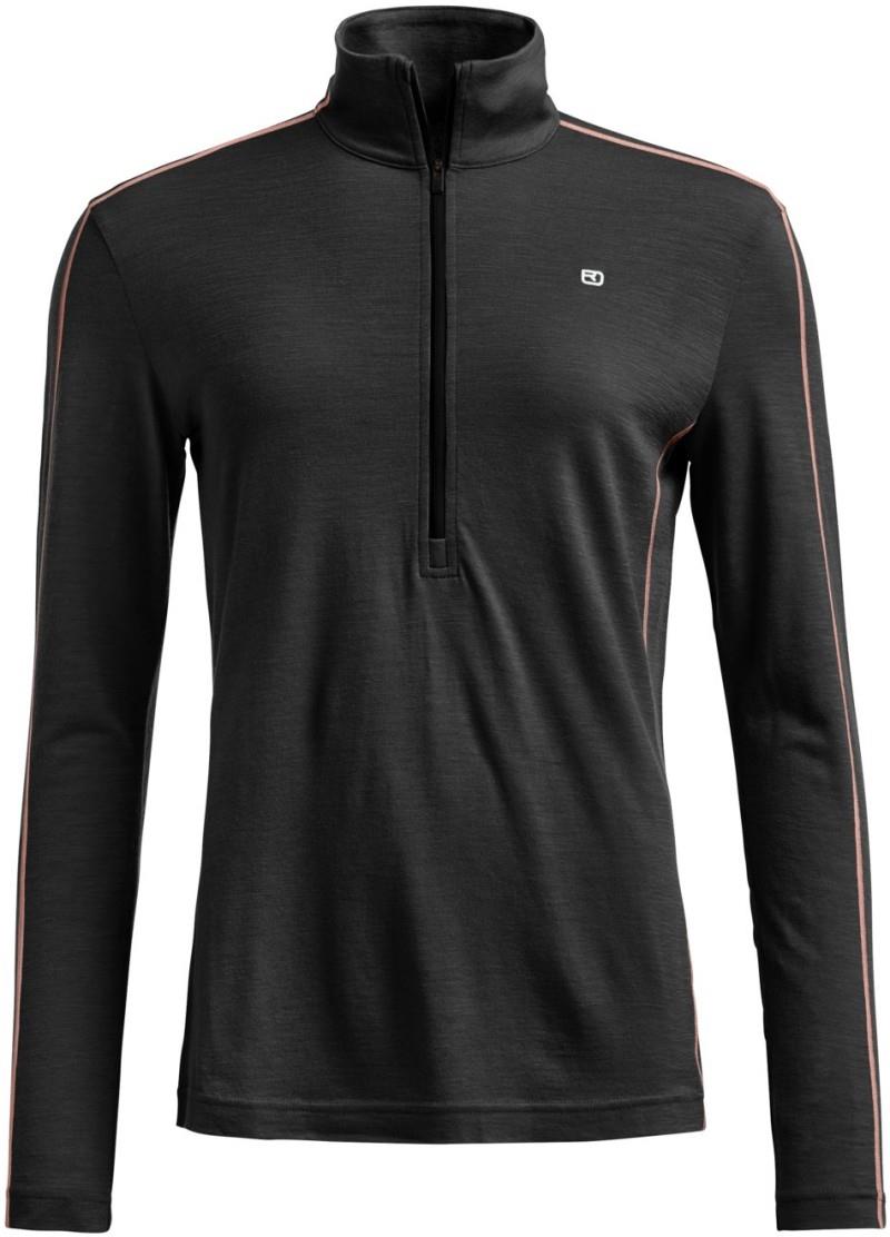 185 Rock`N`Wool Zip Neck - Womens - black raven 1
